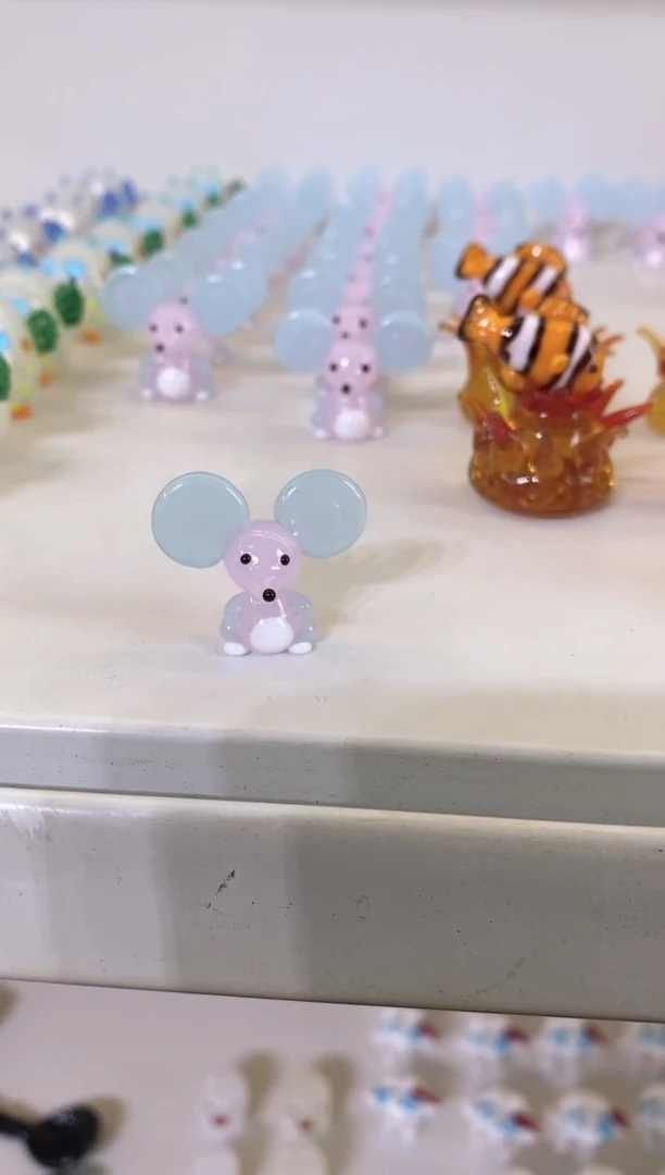 琉璃手工艺品老鼠