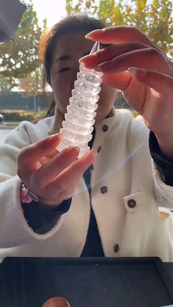 未镶嵌珠宝半成品水晶白水晶文昌塔D625