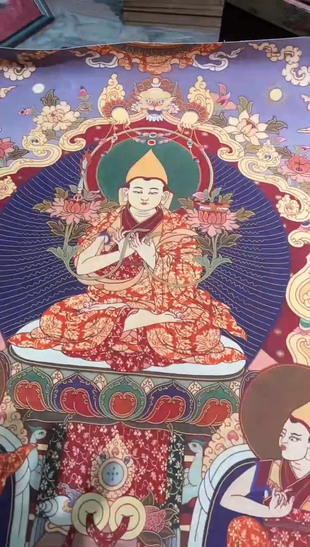 卷轴画路路的唐卡tk160