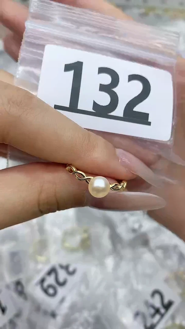 合金珠宝奇石淡水珍珠132