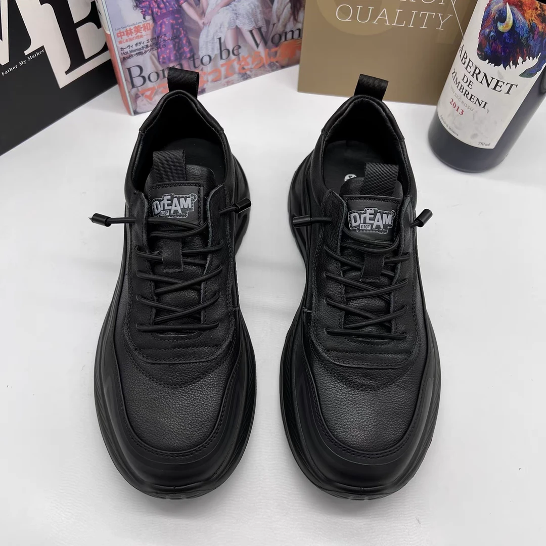 2221-6 透气时尚 休闲皮鞋 潮流 舒适百搭 软底高品质 防滑男鞋