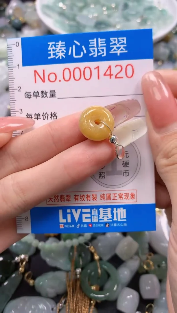 翡翠未镶嵌颈饰1420