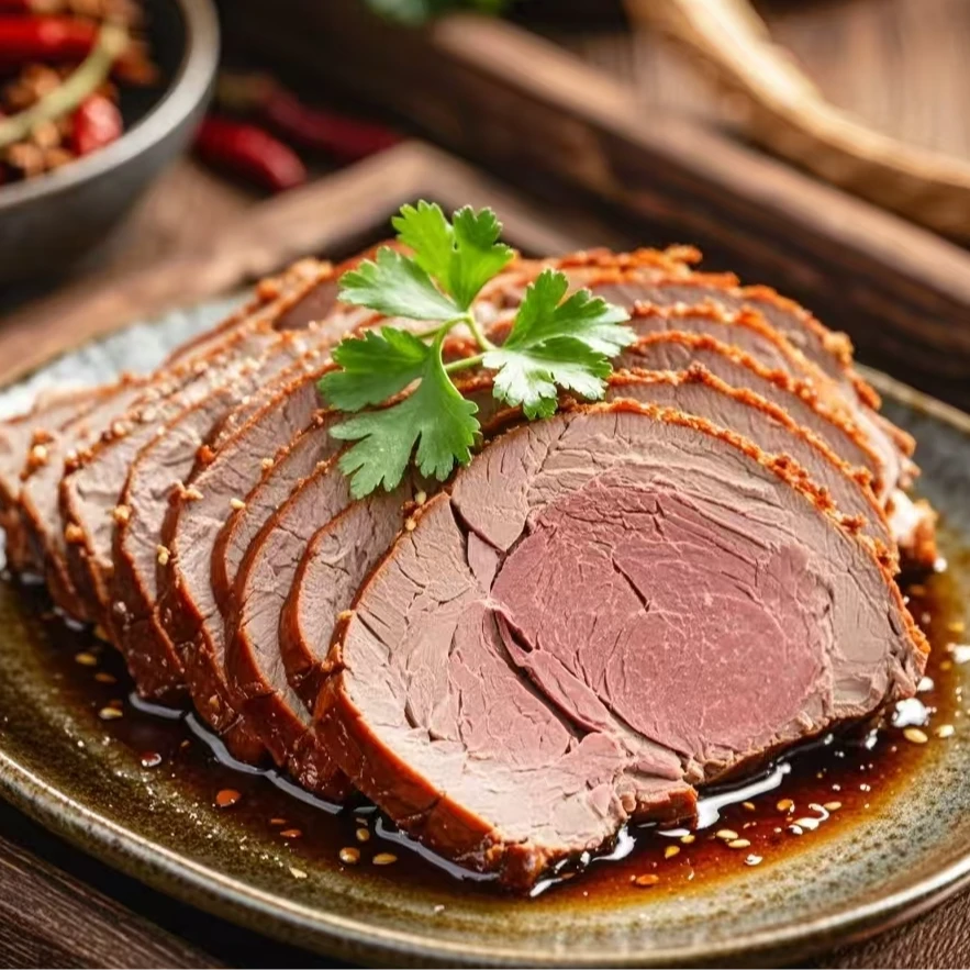 味千津卤牛腱肉3斤（牛腱带腱心）！凉拌汁3袋花生3份解馋零食美食