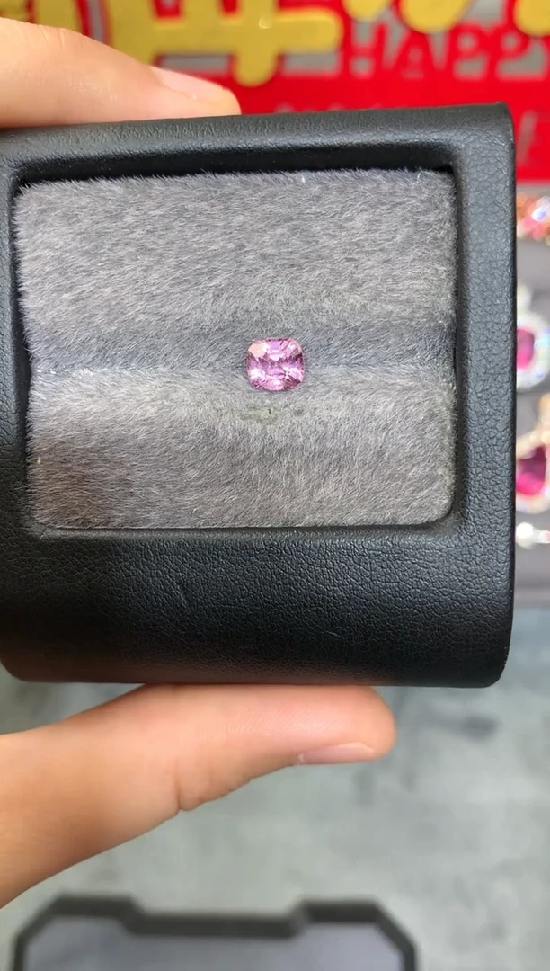 【闪购商品】定制尖晶石裸石未镶嵌枕型 樱花粉色调 0.97ct