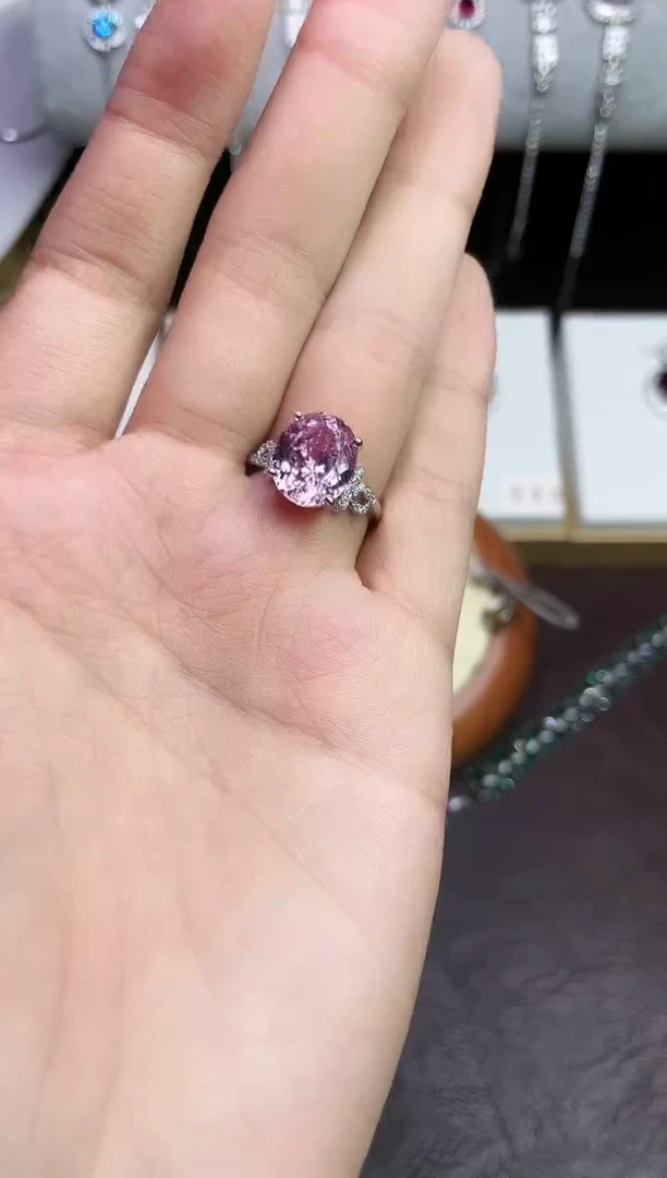 合金合成钻石干枯玫瑰戒指