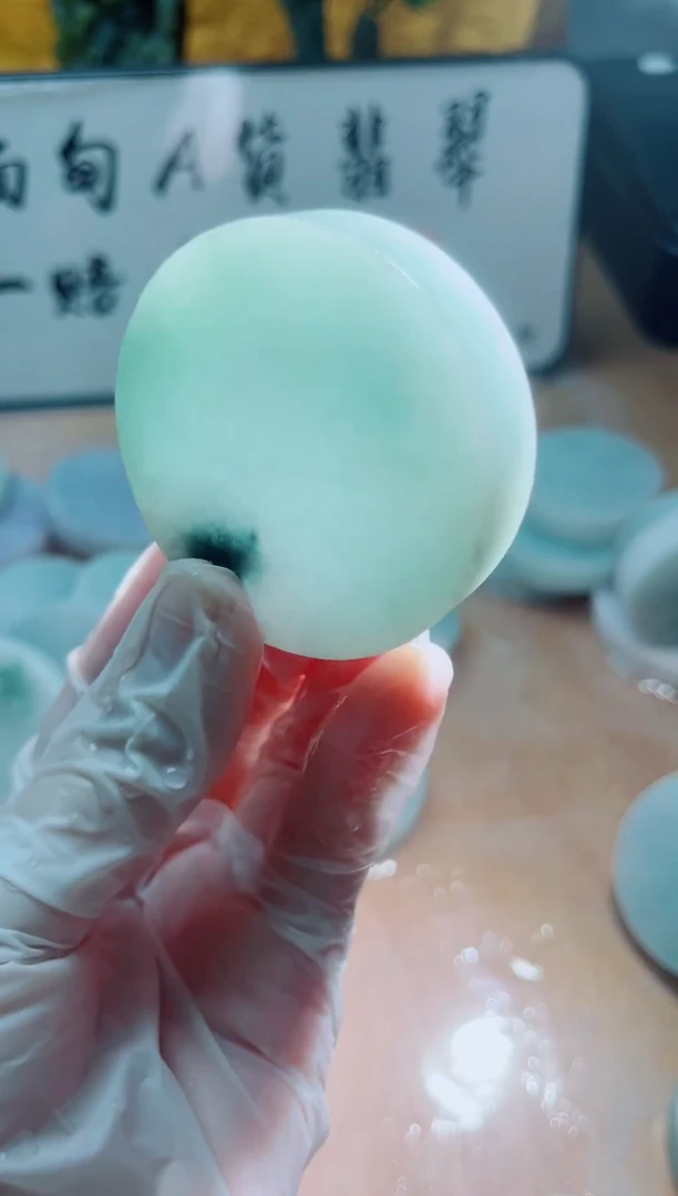 未镶嵌挂件翡翠A货砚曹793