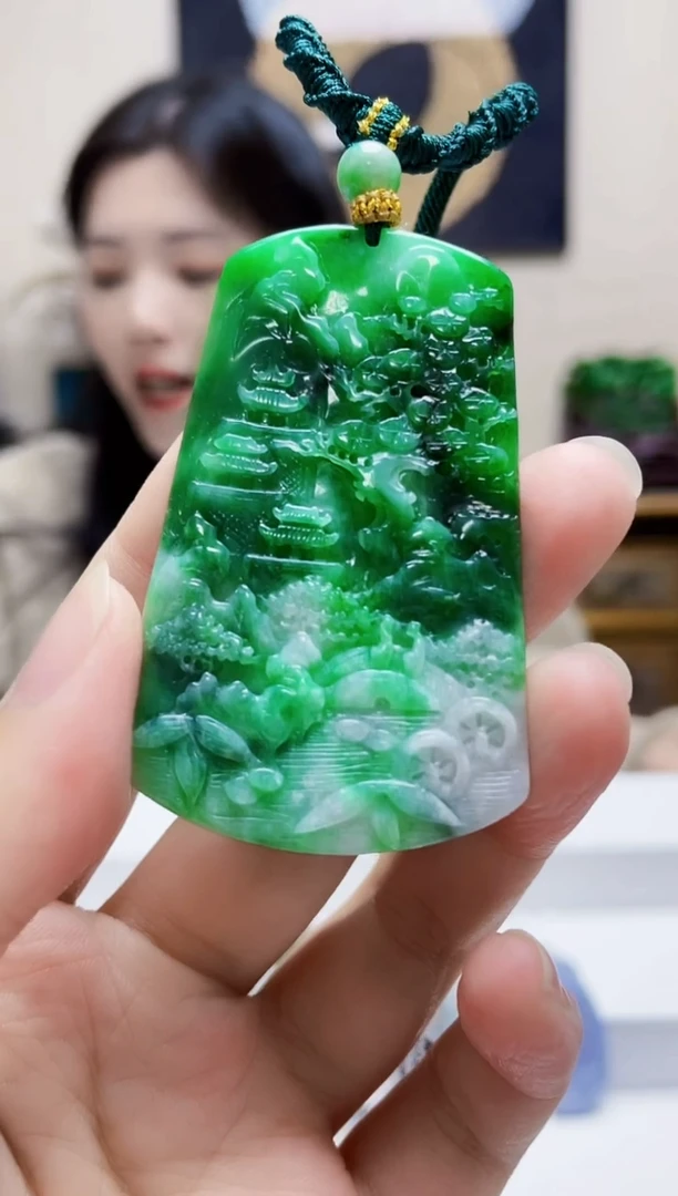 未镶嵌定制翡翠吊坠232