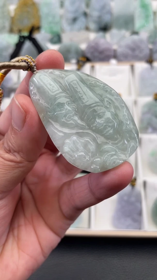 颈饰未镶嵌翡翠天然缅甸翡翠A货138