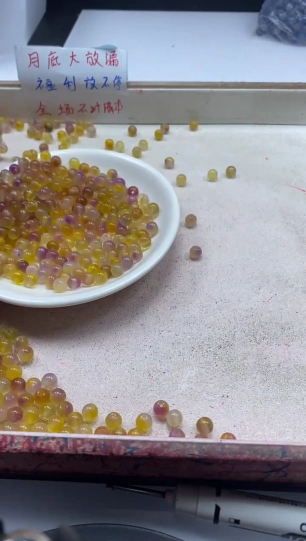 【闪购商品】玛瑙/玉髓颈饰未镶嵌w509百香果6mm*60颗