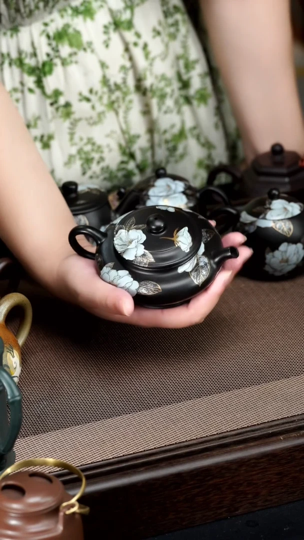 茶壶紫砂雨*荚宜兴紫砂壶