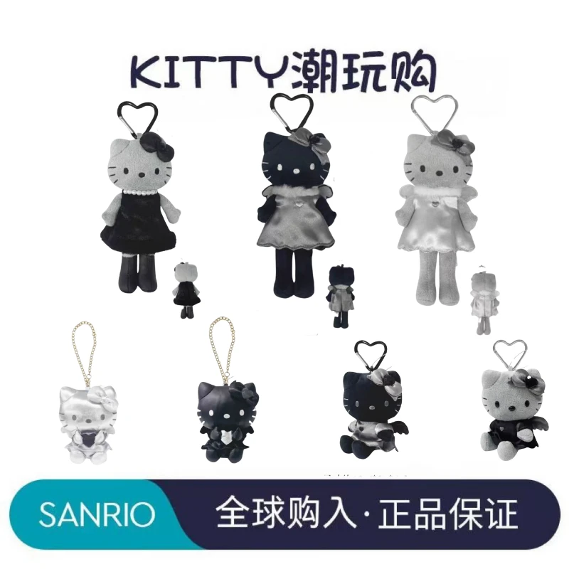 【日版正品】NIC 煤炭黑白天使系列Kitty挂件合集【三丽鸥正品】