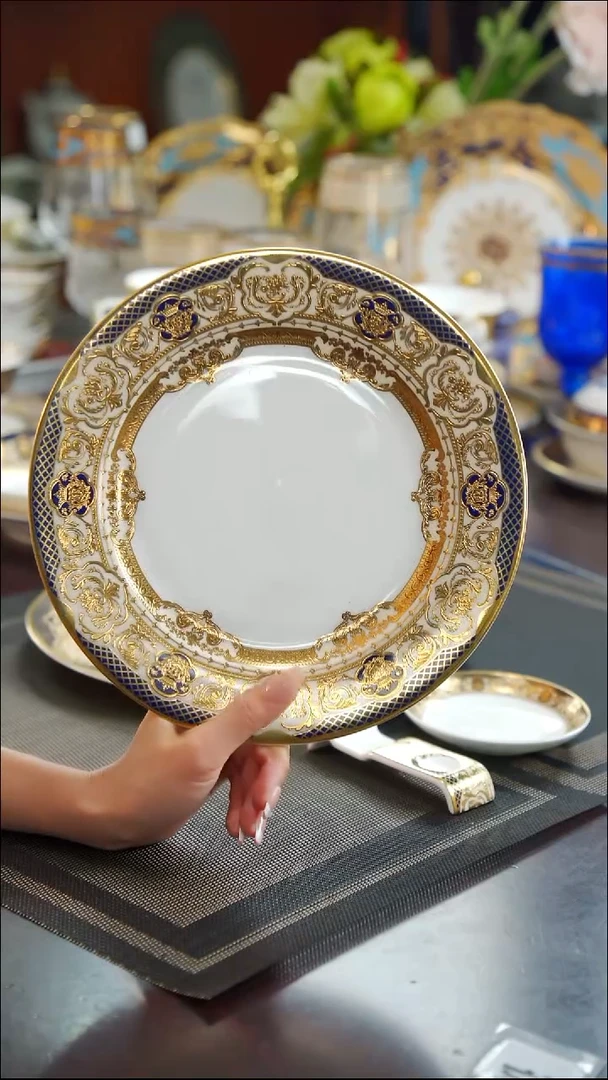 瓷片9英寸平盘1个