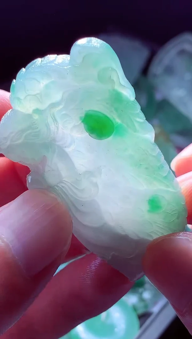 未镶嵌定制翡翠帆*#翡翠毛货定制