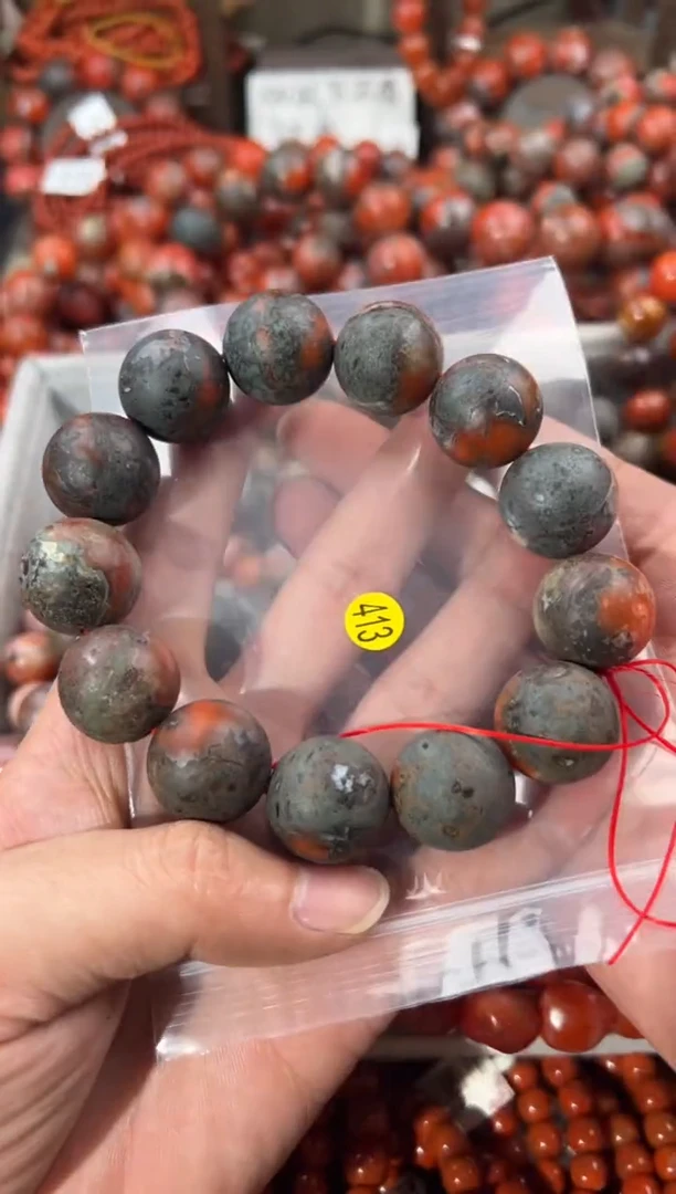 南红玛瑙手串未镶嵌19