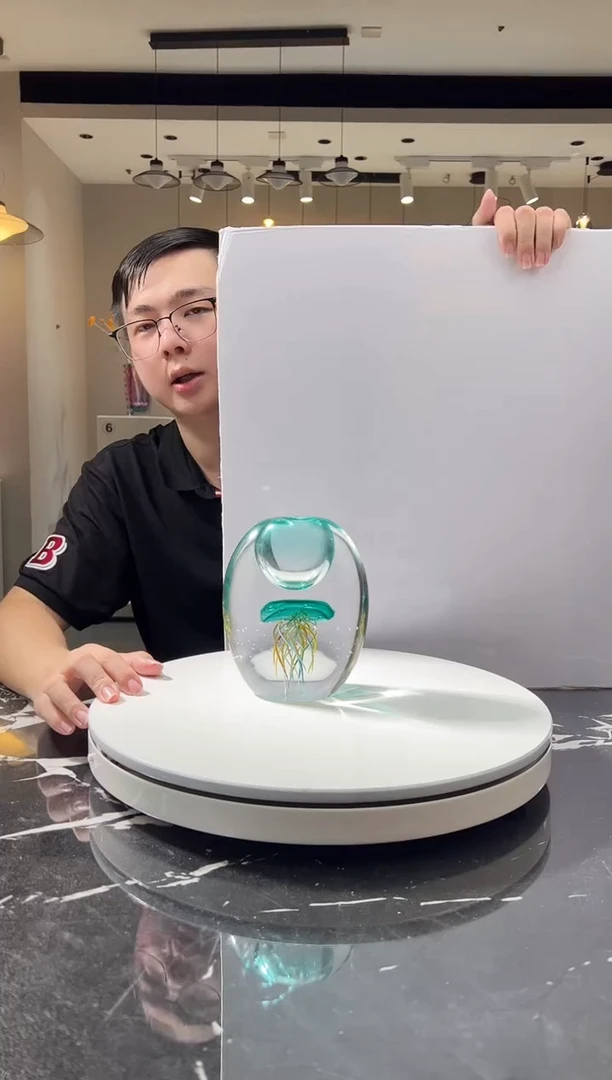 摆件巴比特美学 绿色水母香薰瓶