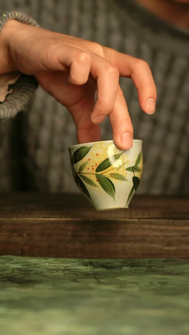 瓷器青诗集手工手绘瓷器