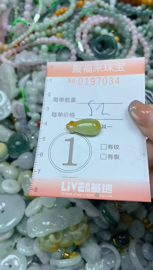 翡翠未镶嵌颈饰闪购0197034