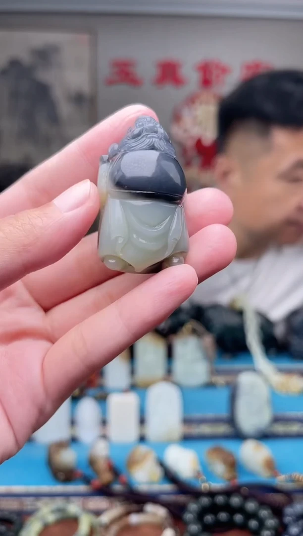 和田玉未镶嵌挂件1