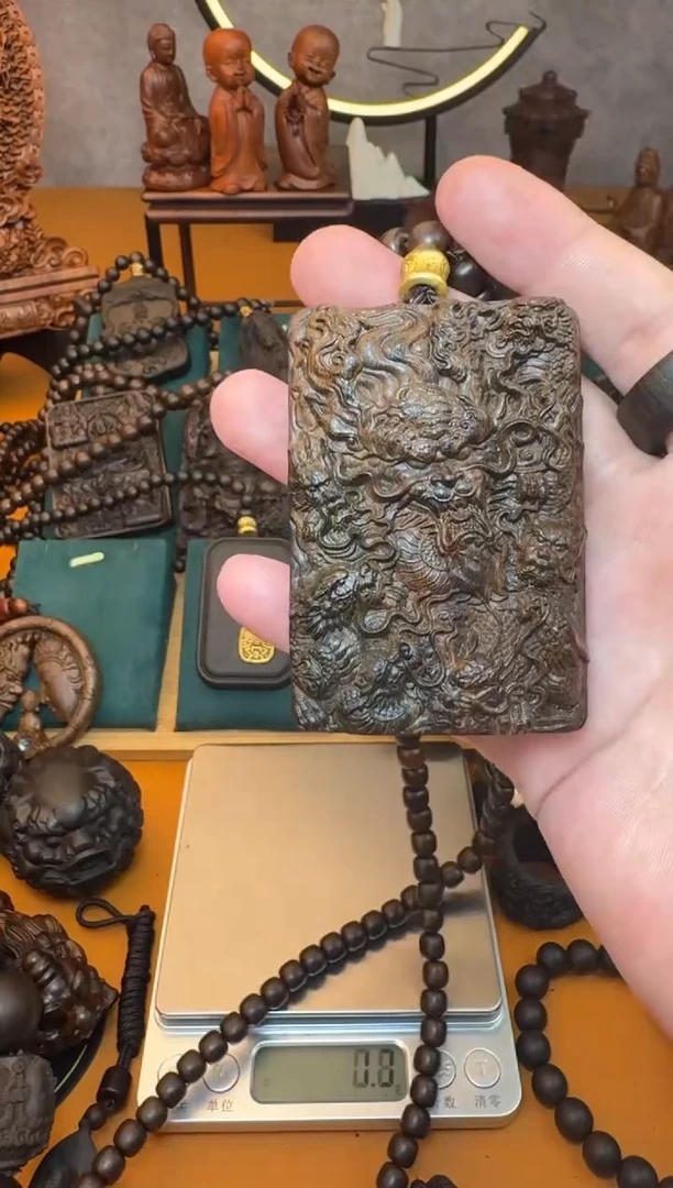 贡木吊坠《巴布亚贡木》巴布亚贡木九龙牌