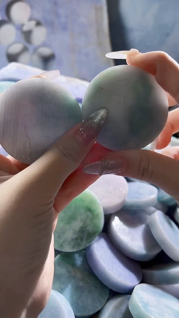 翡翠裸石缅甸翡翠A货晴7071