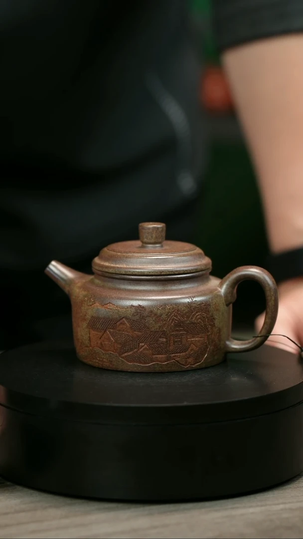 茶壶紫砂U*H2013李琴段泥江南德中