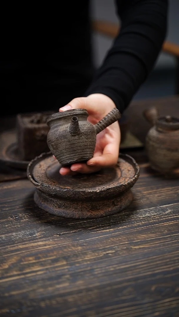 全手工制作  南蛮侧把壶90cc