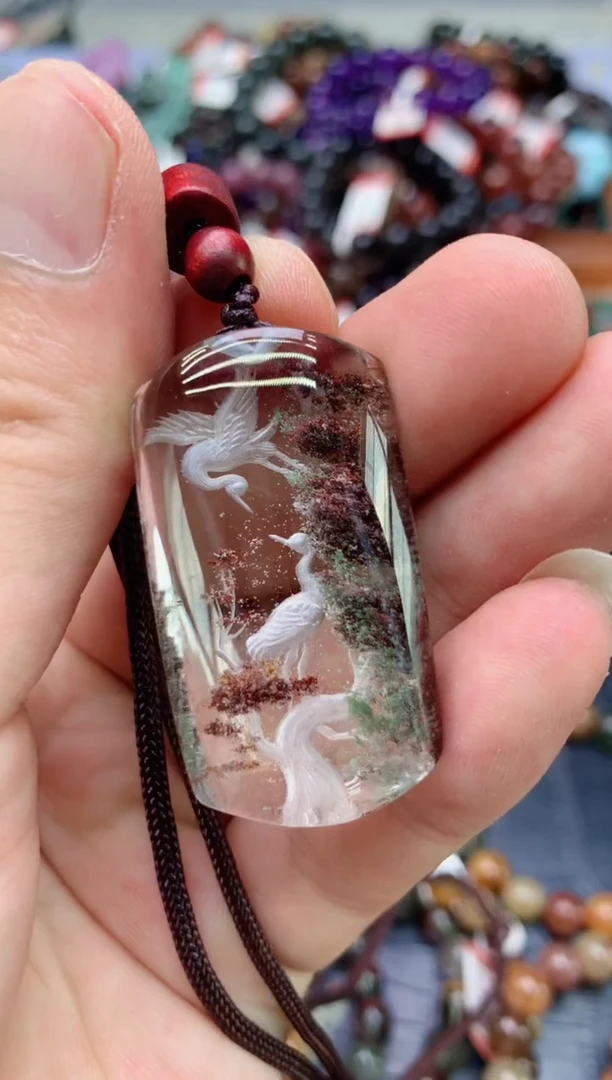 未镶嵌吊坠(赠链)水晶58
