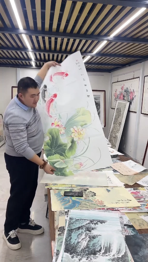 国画融易专属链接-三鱼工笔整张