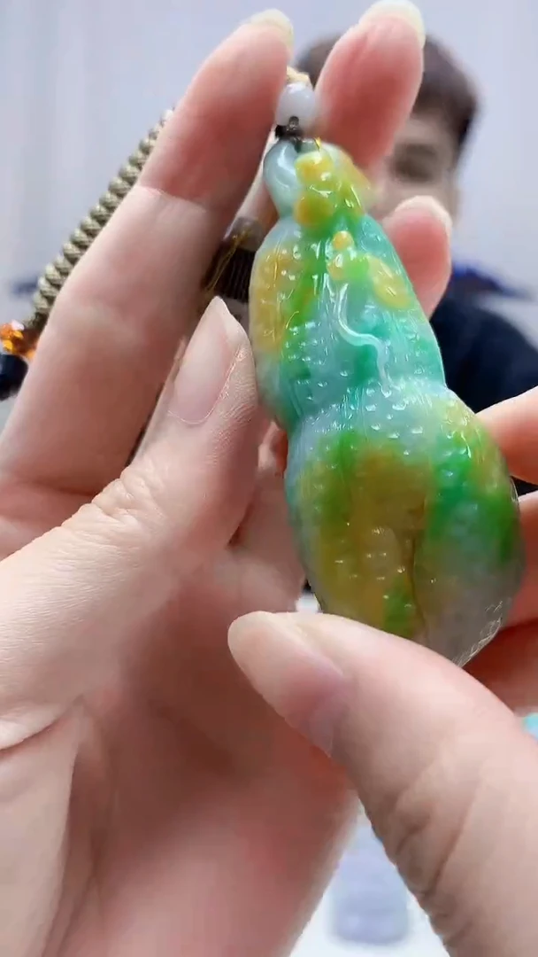 未镶嵌定制翡翠4868zm-毛货挂件12