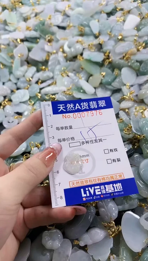 颈饰未镶嵌翡翠S*P天然A货翡翠