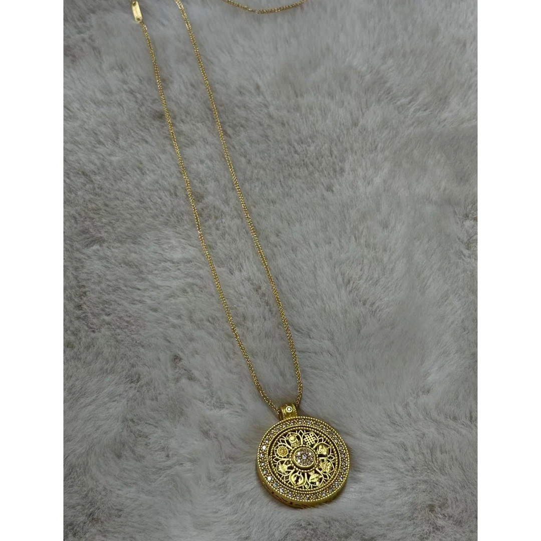 合金吊坠 SS712 复古八宝富贵项坠