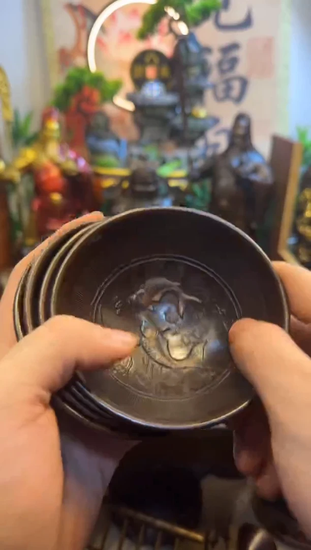 潼潼古铜只卖真铜！（一套碗）