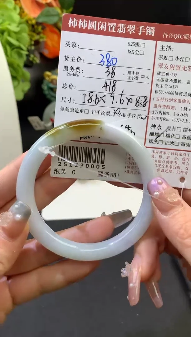 未镶嵌手镯翡翠姐姐251230005