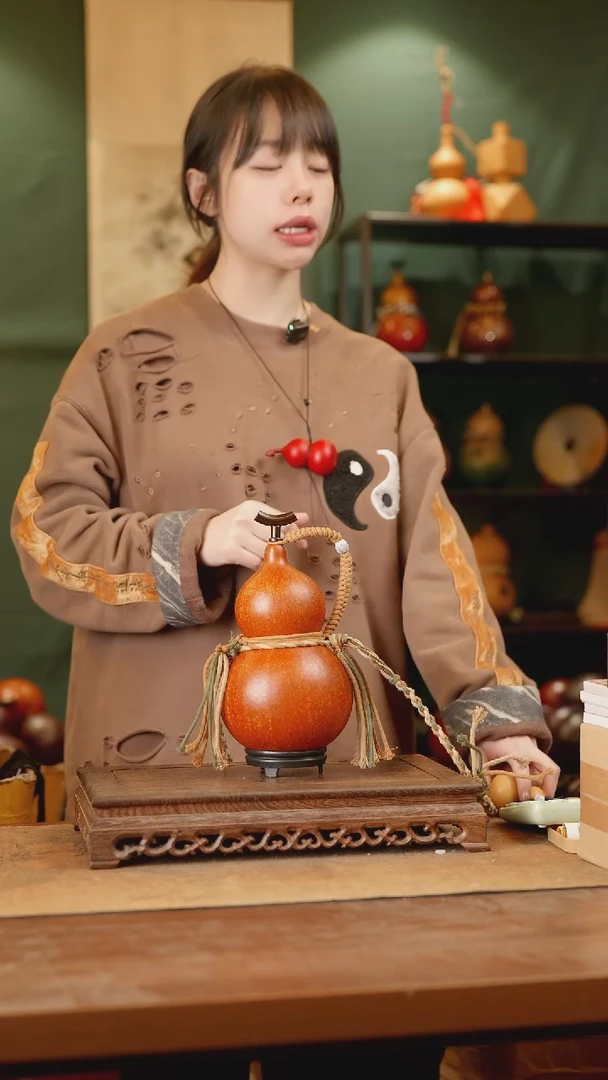 68号精品天然大漆酒葫芦一物一拍~