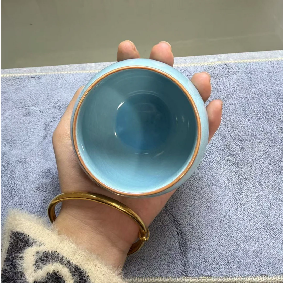 蓝龙蛋冰裂龙蛋主人杯