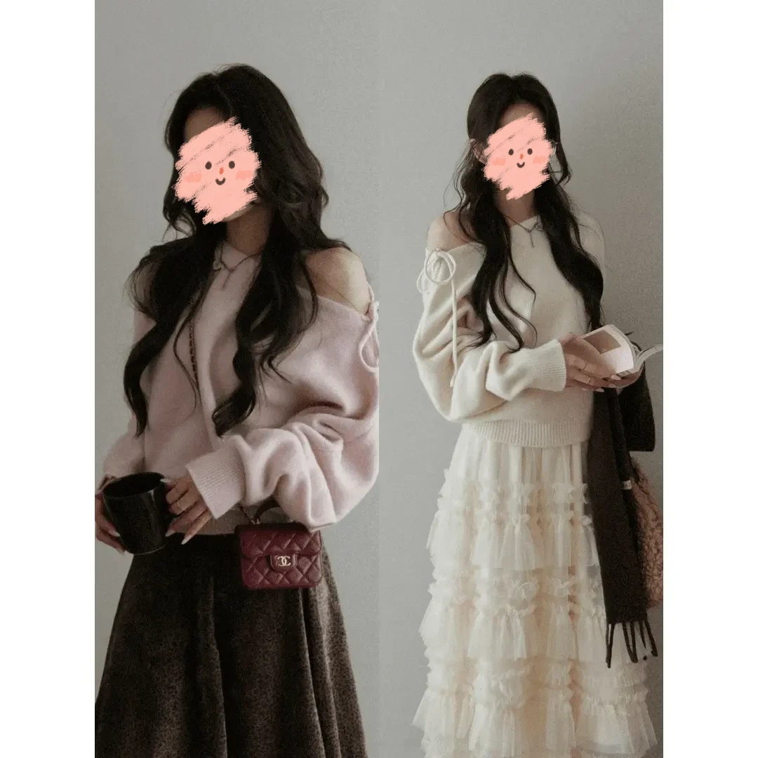 【少女情诗Poetry】韩系甜美慵懒风秋冬氛围感上衣女装百搭套头外穿