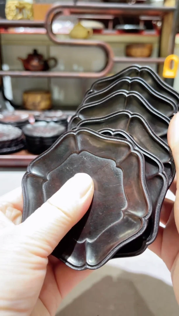 【闪购商品】木精品木雕六角款6片精工细作