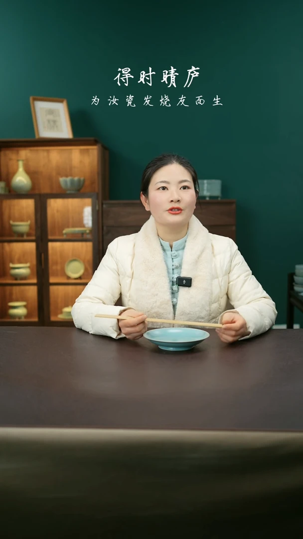 【闪购商品】其他精品卷足汝窑盘16