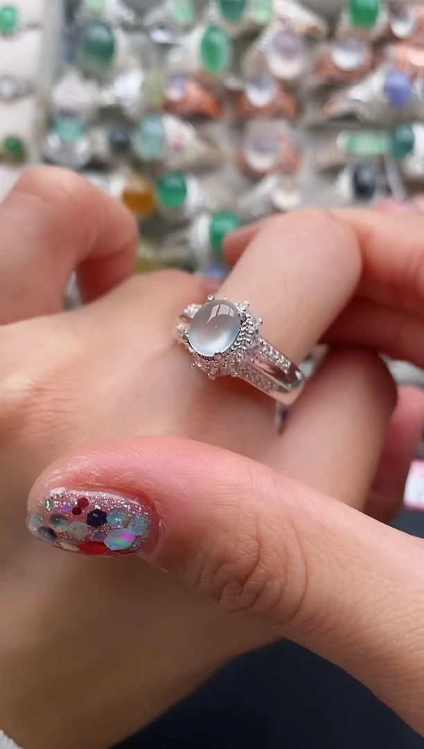 未镶嵌戒指翡翠8888888+3