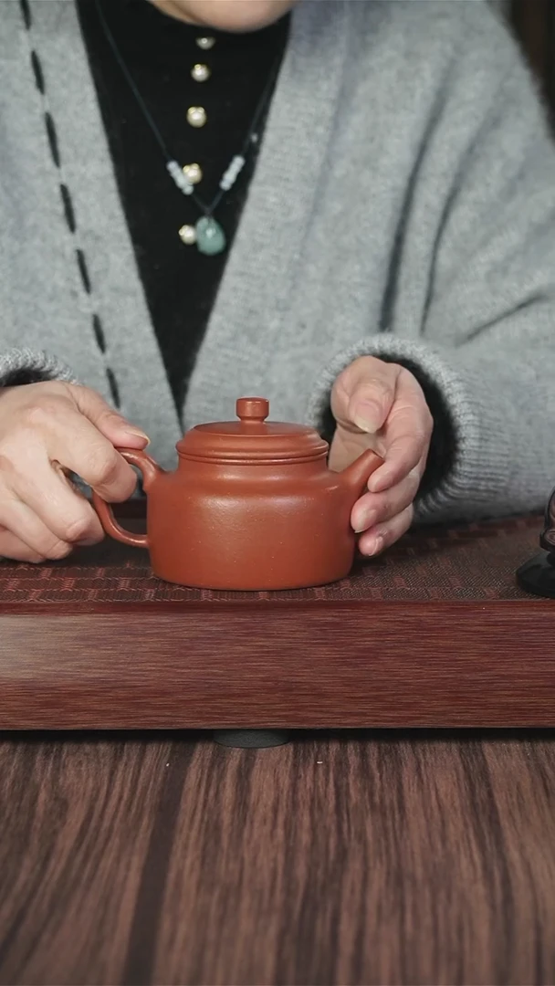 【闪购商品】紫砂茶壶csl  红降坡  德钟