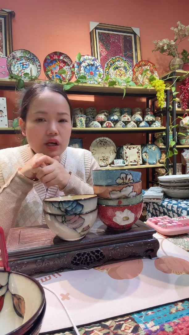 瓷片6只米饭碗福利价格不退不换