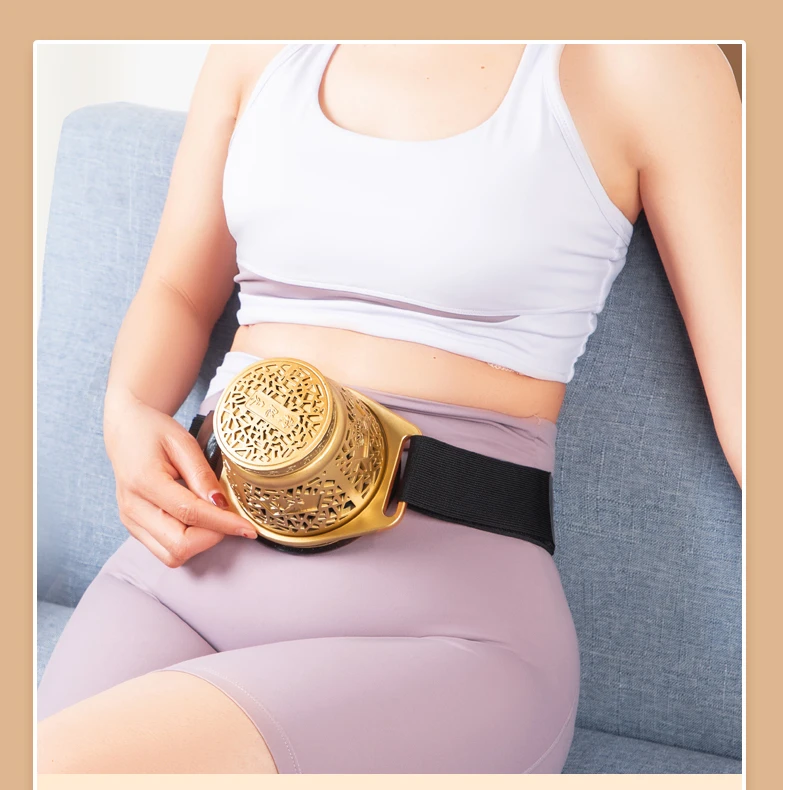 无烟艾灸罐艾灸盒防烫控温随身灸家用腰椎肩颈便携式明火悬灸艾盒