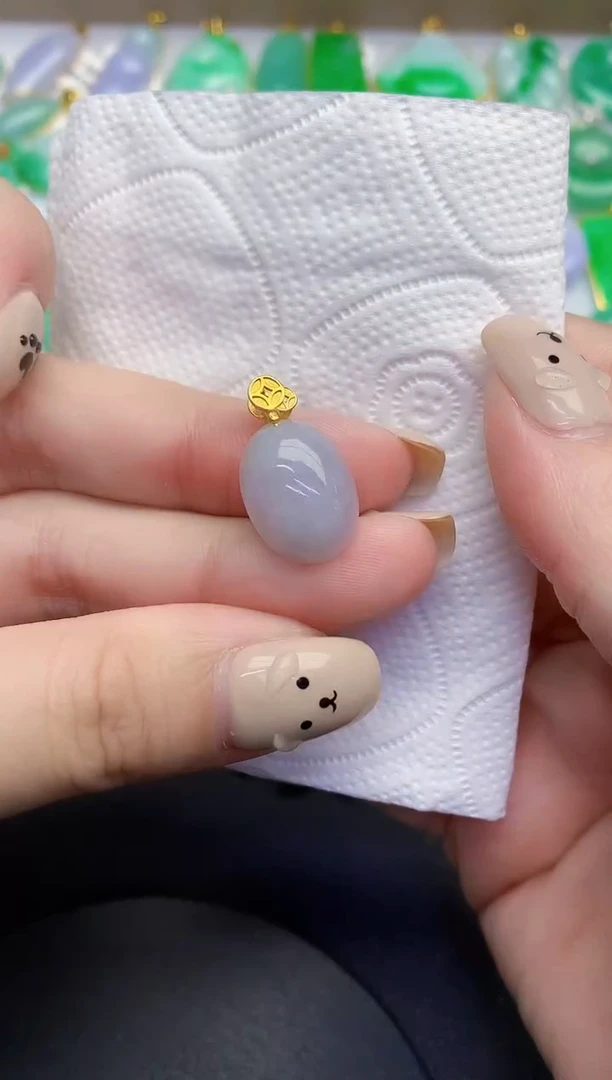 颈饰未镶嵌翡翠缅甸天然翡翠A货