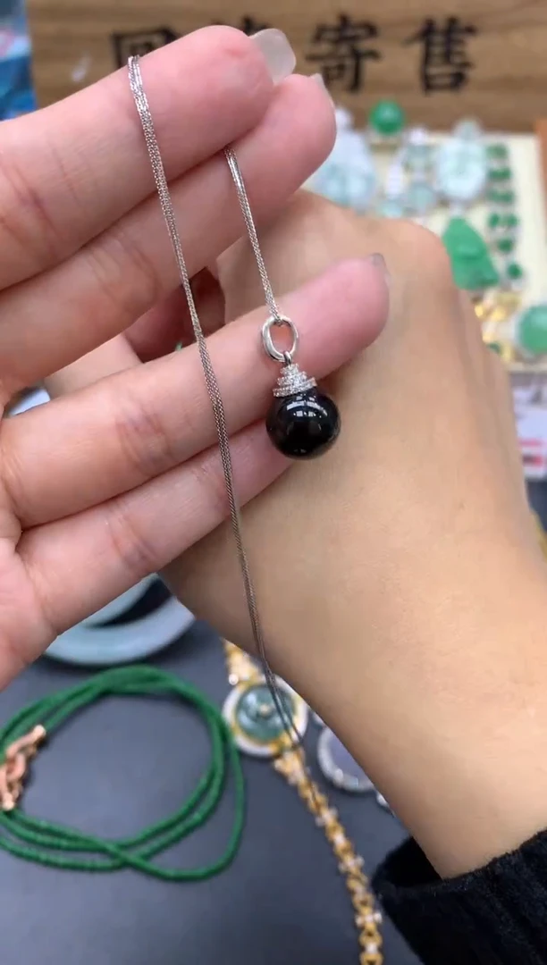 【闪购商品】翡翠颈饰18K金镶嵌279-中国好珍宝