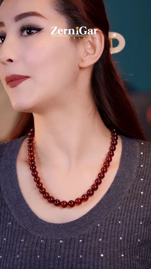 【闪购商品】琥珀颈饰未镶嵌天然琥珀项链