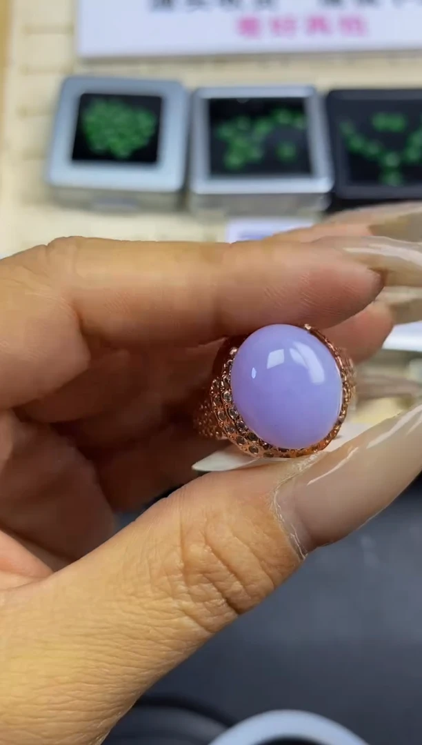 定制翡翠未镶嵌天然翡翠蛋面71