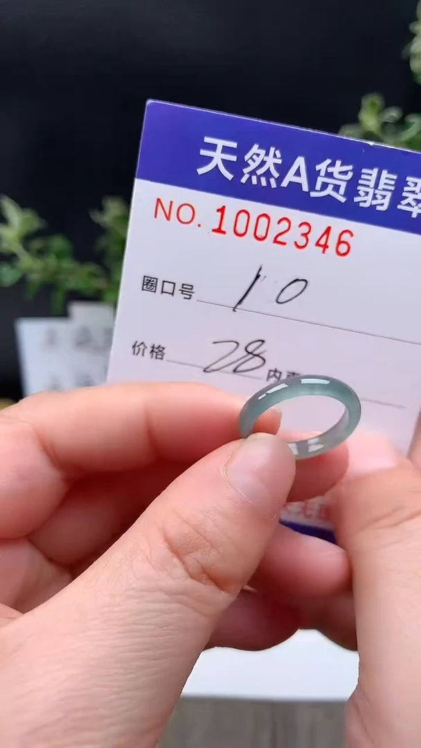 未镶嵌戒指翡翠10#