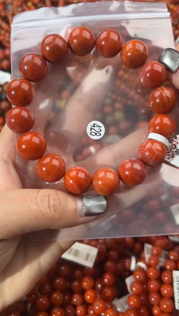 未镶嵌手串南红玛瑙常****都12+
