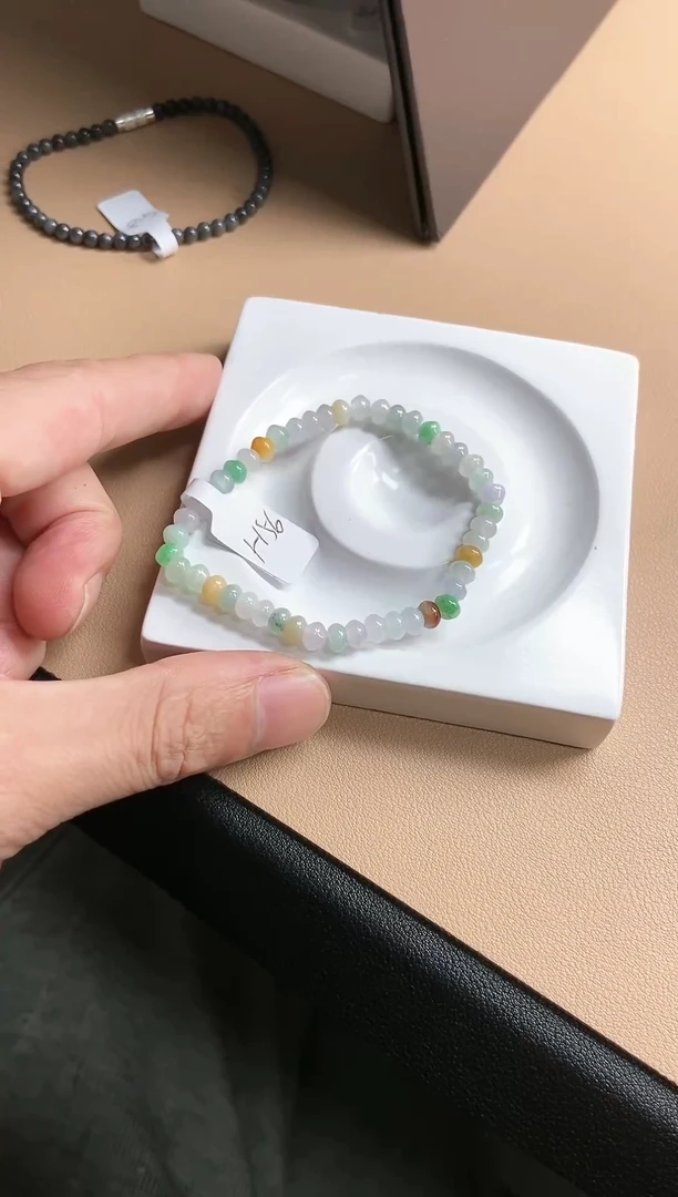 【闪购商品】翡翠手串未镶嵌天然A货翡翠手串H56
