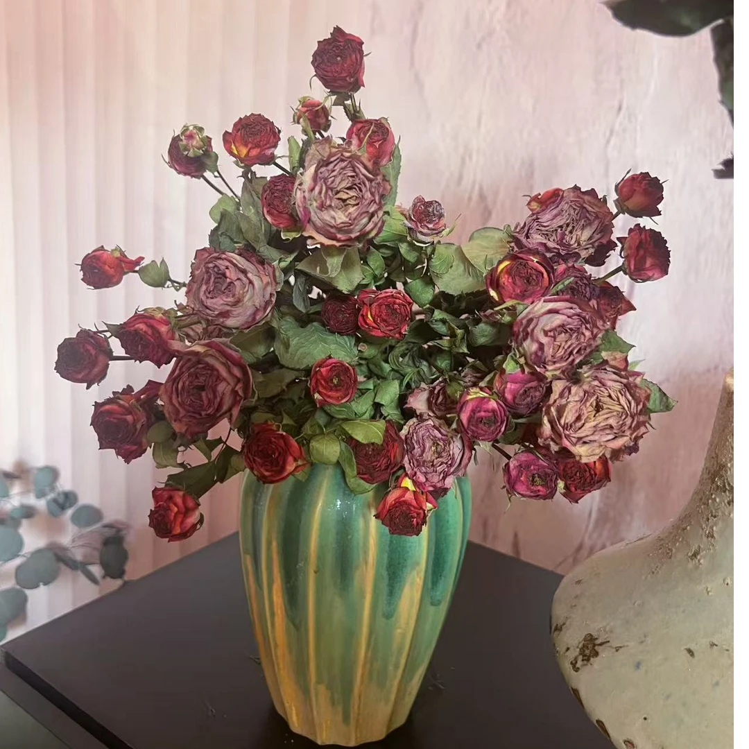 玫瑰向日葵干花花束长久摆放美观装饰